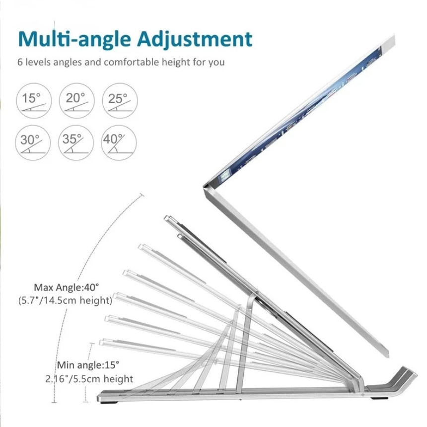 EzUP Foldable Laptop Aluminum Stand
